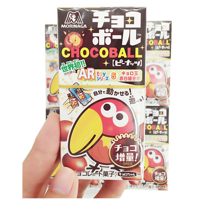 日本进口零食 夹心巧克力豆 糖果 愤怒的小鸟休闲食品 盒装
