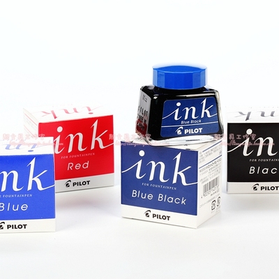 日本百乐/PILOT INK-30 非碳素优质墨水不堵笔四色