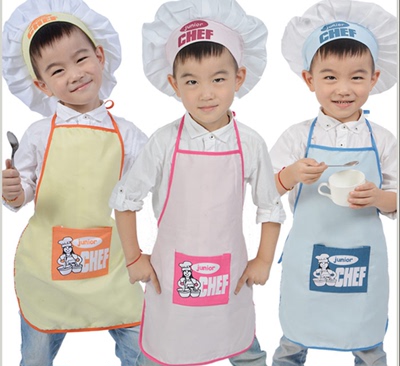 天天特价幼儿园节目活动演出服宝宝儿童围裙小孩子厨师帽套装早教
