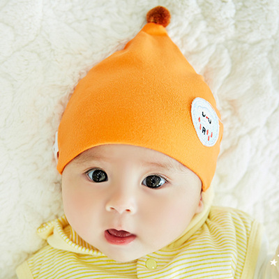 幼儿胎帽0-3-6个月新生儿帽春秋冬季婴儿帽宝宝纯棉帽子男女童韩