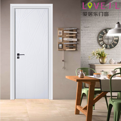 爱居乐TP01北欧现代烤漆木门原木门实木复合卧室门房门白色门