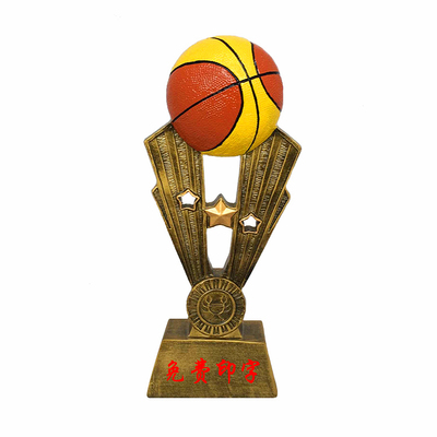 定制运动会树脂奖杯 免费印字篮球足球比赛颁奖奖杯订作 球迷用品