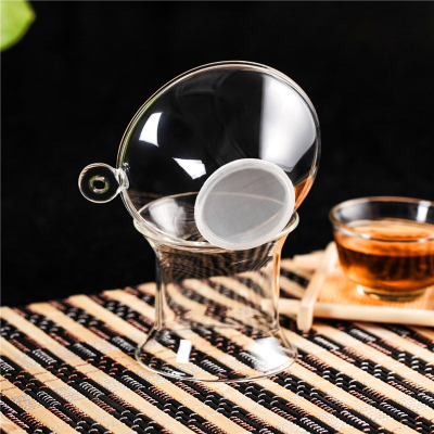 促销耐热玻璃茶壶茶漏网透明玻璃功夫茶具茶道配件隔滤茶器过滤网