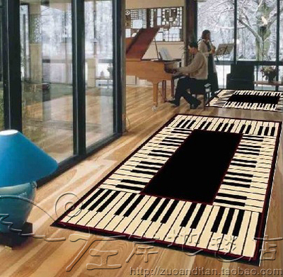 时尚欧式钢琴地毯客厅茶几沙发地毯卧室床边玄关手工晴纶地毯J-QG