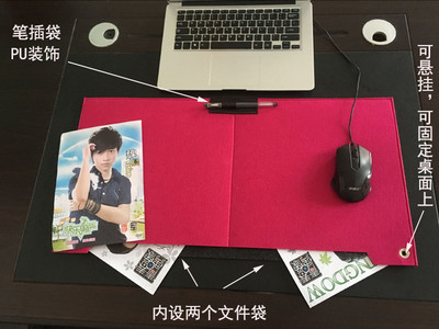 雪冰冰韩国超大加厚鼠标垫电脑办公键盘桌垫简约游戏写字书桌护腕