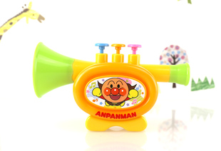 日本代购 面包超人正品幼儿小喇叭乐器 儿童宝宝玩具小号