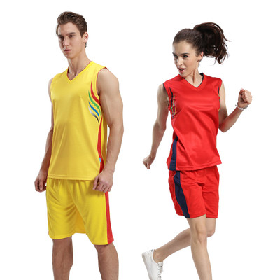 光板篮球服女套装比赛运动女子儿童篮球衣定制印字团购韩版冬季
