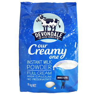 澳洲进口德运高钙全脂奶粉 儿童奶粉 学生奶粉成人奶粉1kg