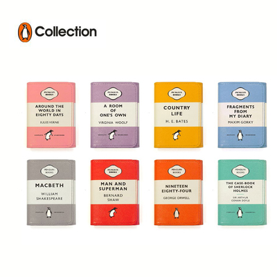 英国企鹅出版社名片夹大容量原创文艺简约卡包多卡位卡片包零钱包