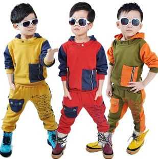 童装2016男童春秋款套装3-5-7周岁小童衣服休闲运动韩版两件套潮