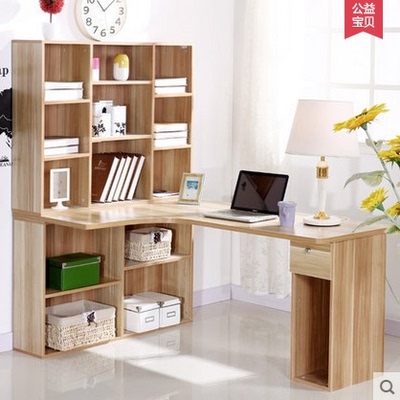 特价 时尚现代简易台式电脑桌简约家用 书柜组合书架 办公桌书桌