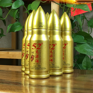 台湾高粱酒金门技术特泉浓香型纯粮食白酒子弹酒52度8瓶整箱特价