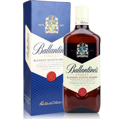 洋酒百龄坛特醇苏格兰威士忌 BALLANTINE’S原装进口真品有盒