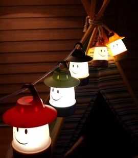 宝堡乐城堡手提灯儿童帐篷灯游戏屋灯LED灯电池小夜灯露营帐篷灯