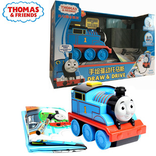 托马斯和朋友之手绘驱动托马斯DMY86男孩大型火车头电动玩具