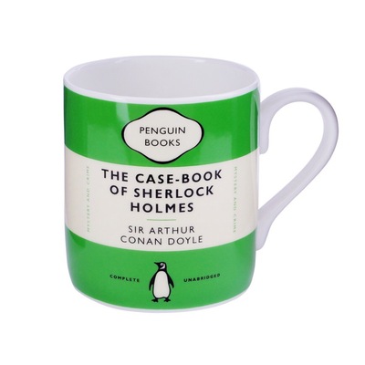 英国企鹅出版社福尔摩斯原创简约创意大容量咖啡杯水杯绝版清仓