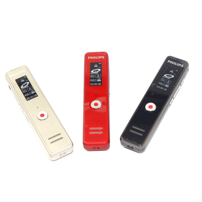飞利浦录音笔VTR5100 8G 微型专业高清降噪声控正品MP3
