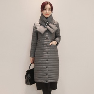 2016年冬装新款女装韩版修身显瘦轻薄款羽绒服