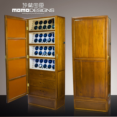 摇表器实木柜子40只机械表自动上链器 名贵首饰收藏柜手表柜出口
