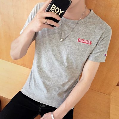 2017新款个性潮流有图案男士青少年便宜短袖t恤男装韩版夏天衣服