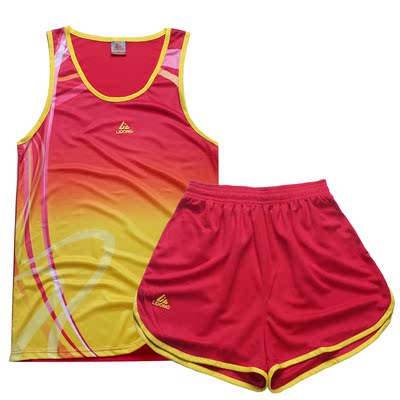 专业田径服套装男女款训练服运动会短跑长跑比赛服学生跑步服印制