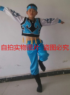 蒙古族服装民族服饰男装款蒙古舞蹈演出服饰蒙古族表演服新款蒙袍
