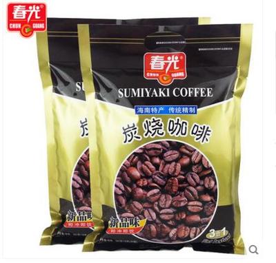 海南特产三合一春光咖啡炭烧速溶360克粉正品两袋38.5元包邮特价