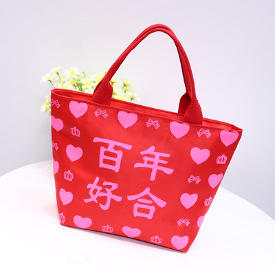 中国风红色结婚庆手提包女士 新娘婚礼宴会时尚包袋祝福礼物特价
