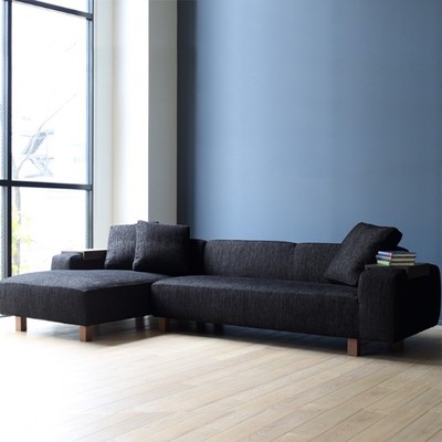 日式小户型转角沙发 北欧贵妃沙发 客厅L型可拆洗沙发组合