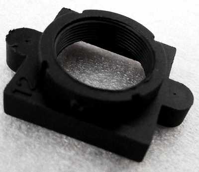 锥型M12接口镜头cmos专用座子 塑料 监控镜头座7mm高度孔距20mm