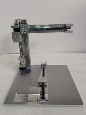 3轴滑台 直线滑轨步进驱动同步带线性模组滑台 可用3D打印机。