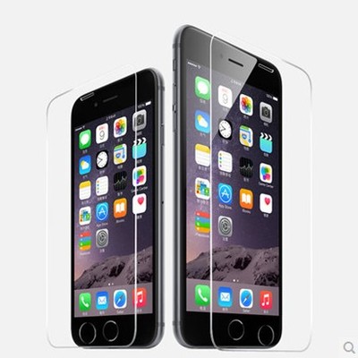 苹果6plus5.5寸防刮花钢化玻璃膜4.7寸iphone6高清保护膜5s防爆膜