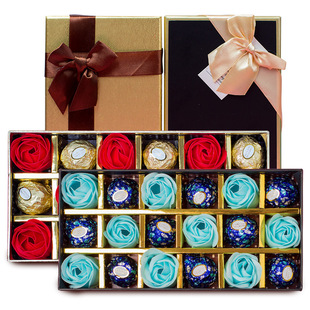 金莎巧克力球礼盒装送女生儿童男女朋友情人节生日礼物巧克力糖果
