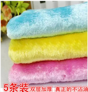 韩国神奇擦玻璃毛巾抹布吸水不掉毛擦玻璃布批发厨房擦桌抹布加厚
