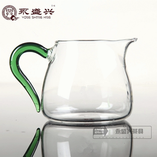 玻璃功道杯 加厚耐热玻璃公道 茶漏 分茶器 功夫玻璃茶具配件茶海