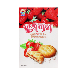 韩国九日牌草莓曲奇夹心饼