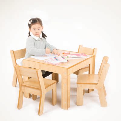 鑫通润儿童餐桌椅幼儿园学习桌椅写字桌饭桌宝宝桌椅