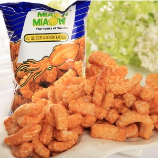 马来西亚进口妙妙鱿鱼味卷虾味棒条奶酪味圈薯片休闲膨化零食品