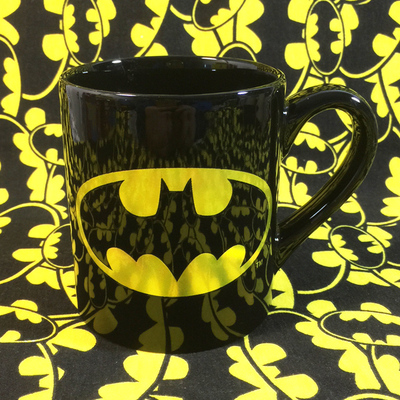 DC漫画蝙蝠侠batman老爷创意潮流土豪金马克杯咖啡杯陶瓷茶水杯子