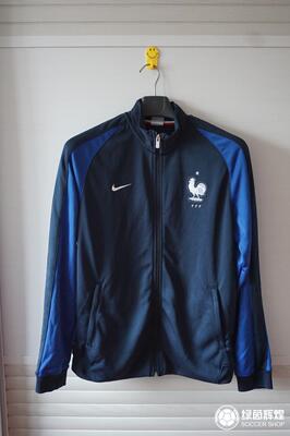 法国队正品耐克NIKE N98男子足球训练比赛出场服上衣夹克