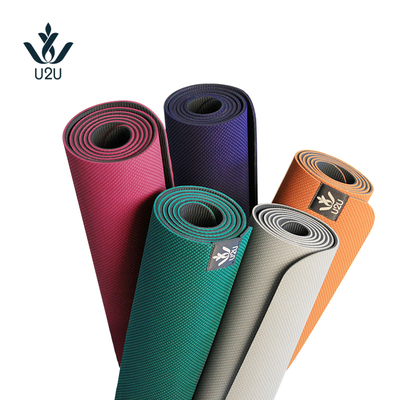 U2U专业瑜伽垫包邮 初学者6mm训练防滑 加长TPE健身垫地垫 愈加垫