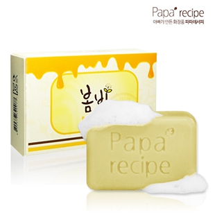 韩国Papa recipe春雨蜂蜜洁面皂蜜皂香皂 补水天然零添加无刺激