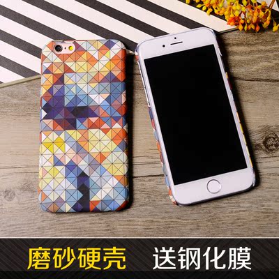 浮雕iPhone6手机壳苹果6plus手机壳磨砂创意个性潮牌6s保护套男女