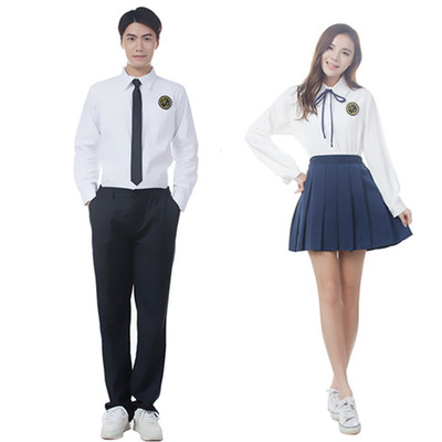 谁的青春不迷茫同款校服英伦学院风班服套装韩版JK制服高中学生装