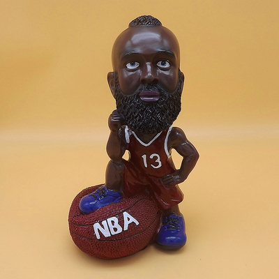 篮球球星玩偶模型 哈登 人偶摆件公仔存钱罐球迷用品 创意礼物