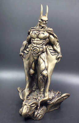 DC漫画英雄系列蝙蝠侠模型人偶玩具仿铜摆件雕像送男友老公礼物