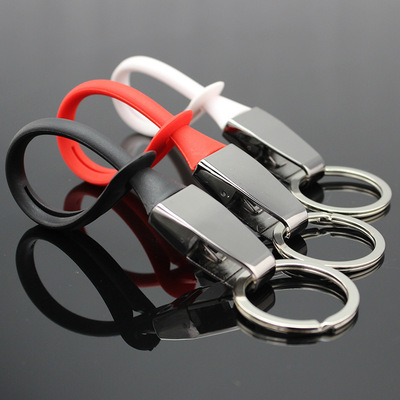 丹麦二代黑钛钥匙扣 汽车钥匙扣配饰 金属工艺品 个性礼品