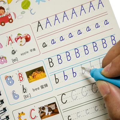 26个英文字母描红本儿童小学生英语字帖幼儿园初学者英文练习字帖