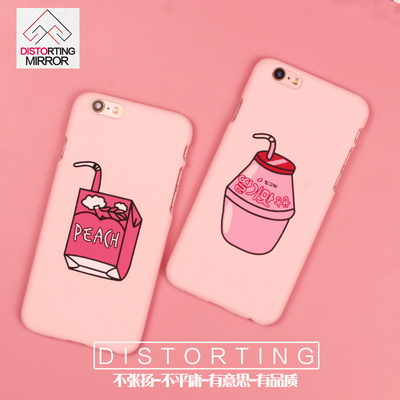 女款粉色韩国酸奶苹果6手机壳iPhone6保护套6plus外壳6s手机套4.7