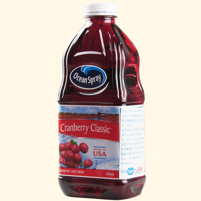 调酒果汁 美国进口蔓越莓汁饮料 CRANBERRY 1.5L优鲜沛蔓越莓果汁